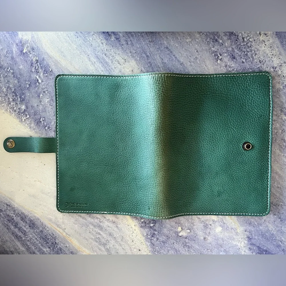 New Chic Sparrow A5 Number 10 Travelers Notebook Folio Leather Gemini Green TN